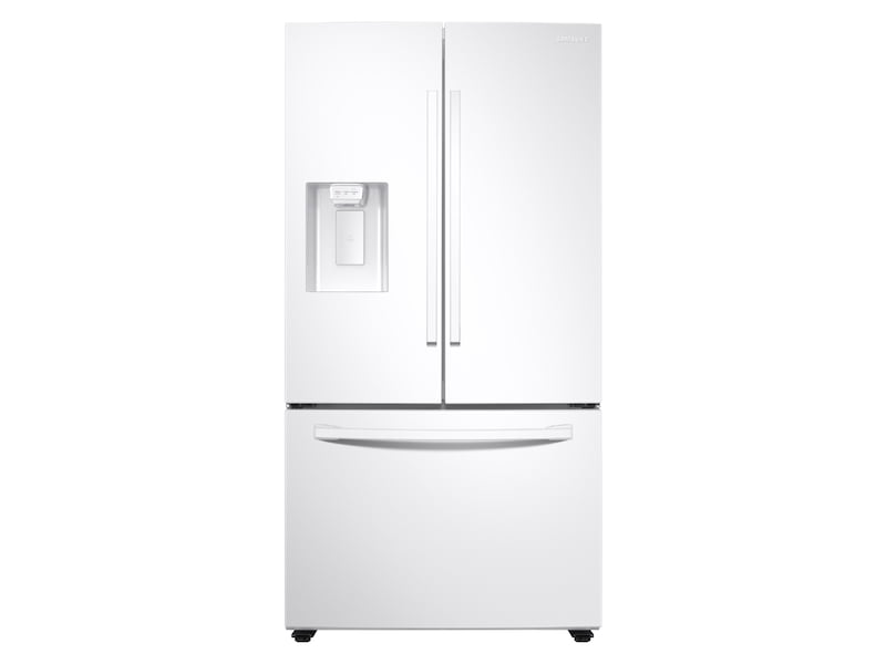 Samsung RF27T5201WW 27 Cu. Ft. Large Capacity 3-Door French Door Refrigerator With External Water & Ice Dispenser In White