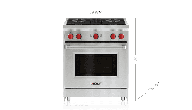 Wolf GR304LP 30" Gas Range