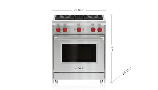 Wolf GR304 30" Gas Range