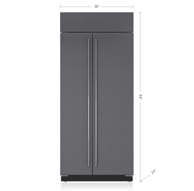 Bi36so Sub-Zero BI36SO Side By Side Built In Refrigerator | Town Appliance
