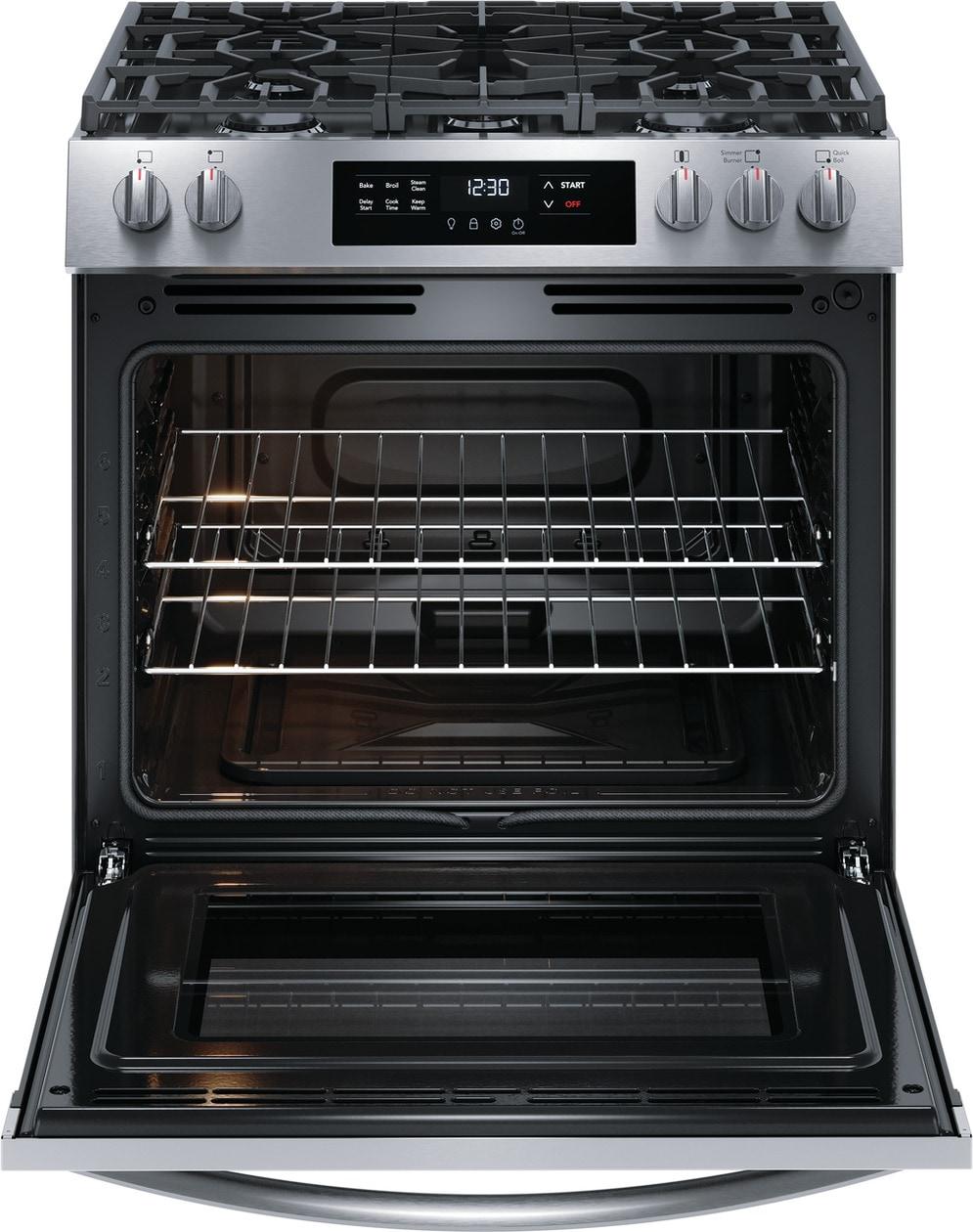 Frigidaire FCFG3062AS Frigidaire 30" Front Control Gas Range With Quick Boil