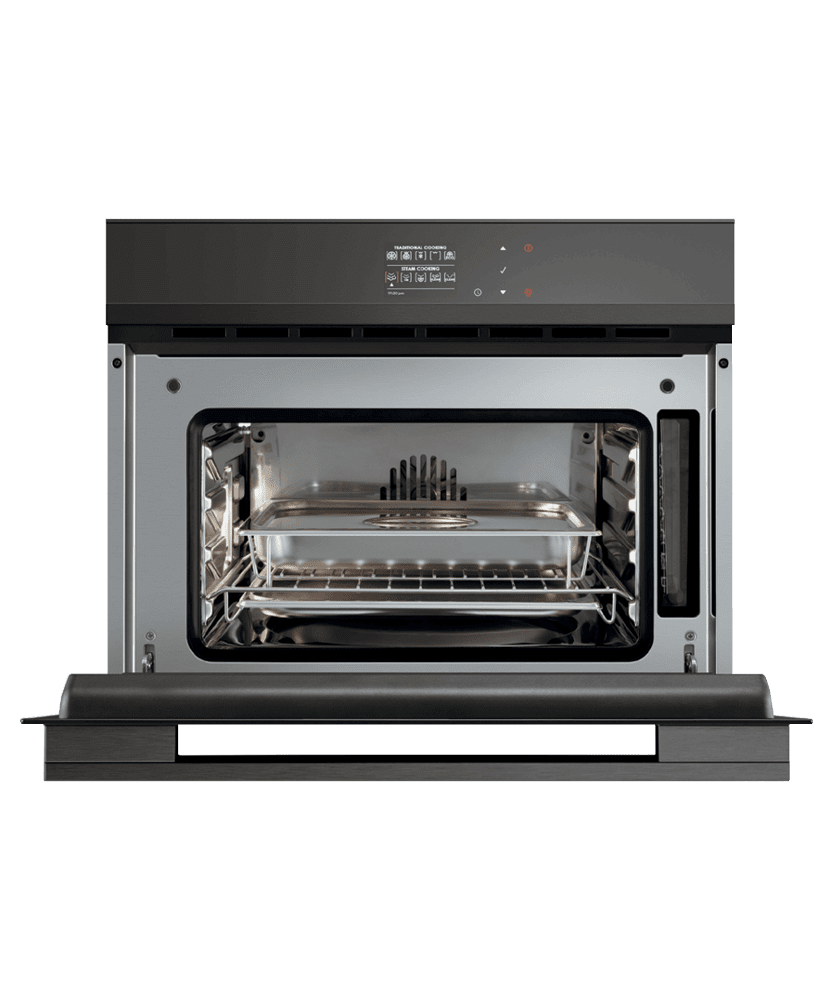 Fisher & Paykel OS24NDBB1 Combination Steam Oven, 24", 9 Function