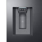 Samsung RF23M8590SG 22 Cu. Ft. Family Hub™ Counter Depth 4-Door French Door Refrigerator In Black Stainless Steel