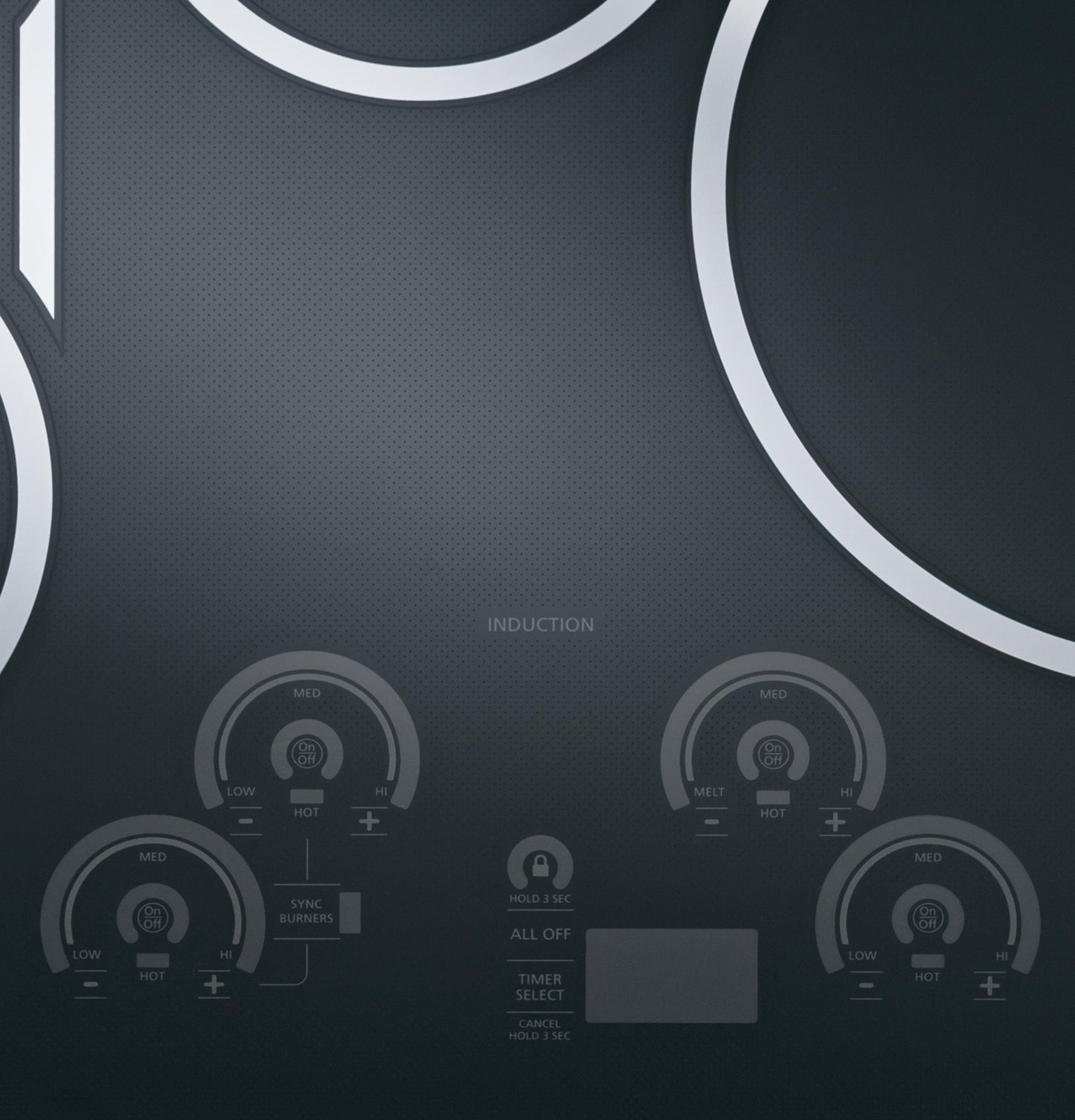 Monogram ZHU30RDJBB Monogram 30" Induction Cooktop