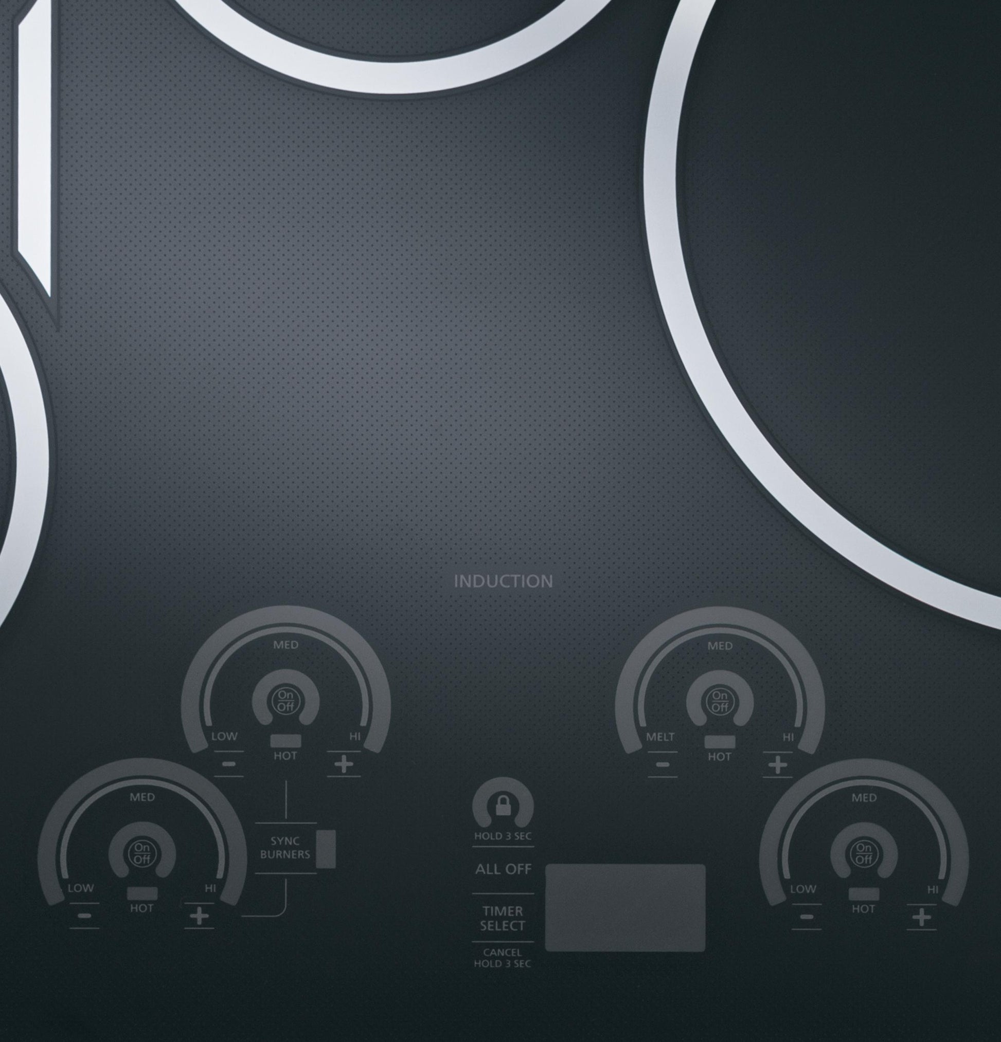 Monogram ZHU30RDJBB Monogram 30" Induction Cooktop