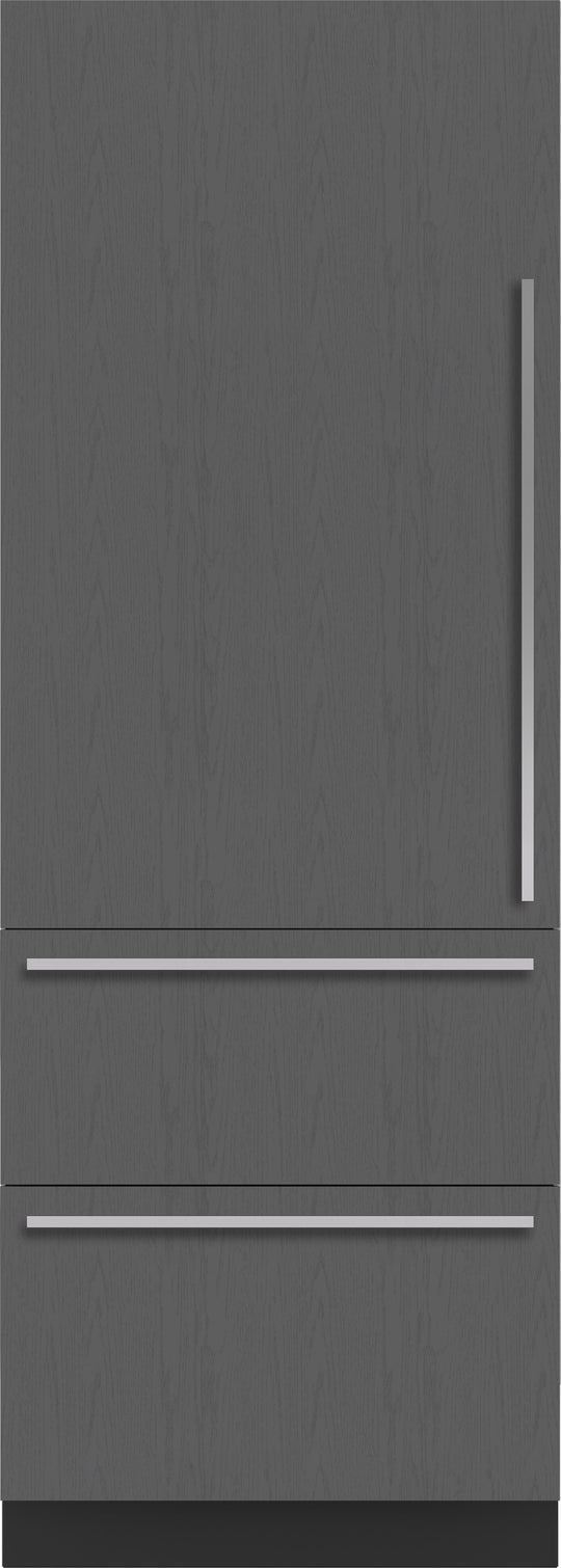 Sub-Zero DET3050CIR 30" Designer Over-And-Under Refrigerator/Freezer With Ice Maker - Panel Ready