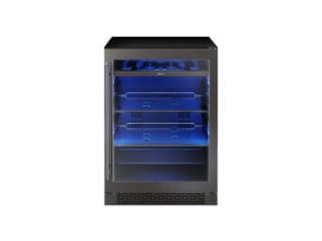 Zephyr PRB24C01BBSG 24" Black Stainless Single Zone Beverage Cooler