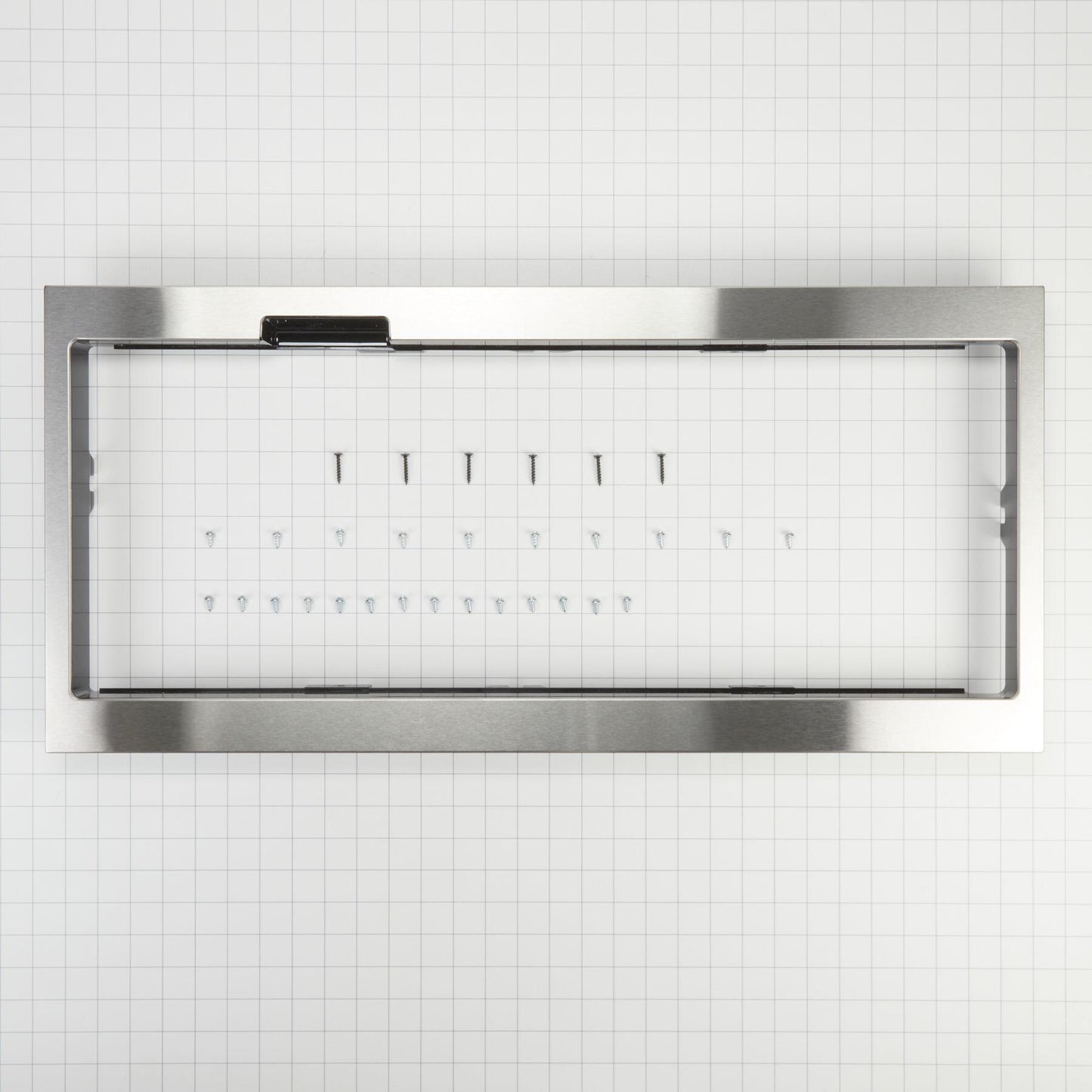 Kitchenaid W11451314 Built-In Low Profile Microwave Slim Trim Kit With Pocket Handle, Stainless Steel - Other