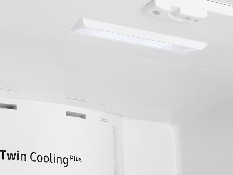 Samsung RF18A5101WW 18 Cu. Ft. Smart Counter Depth 3-Door French Door Refrigerator In White