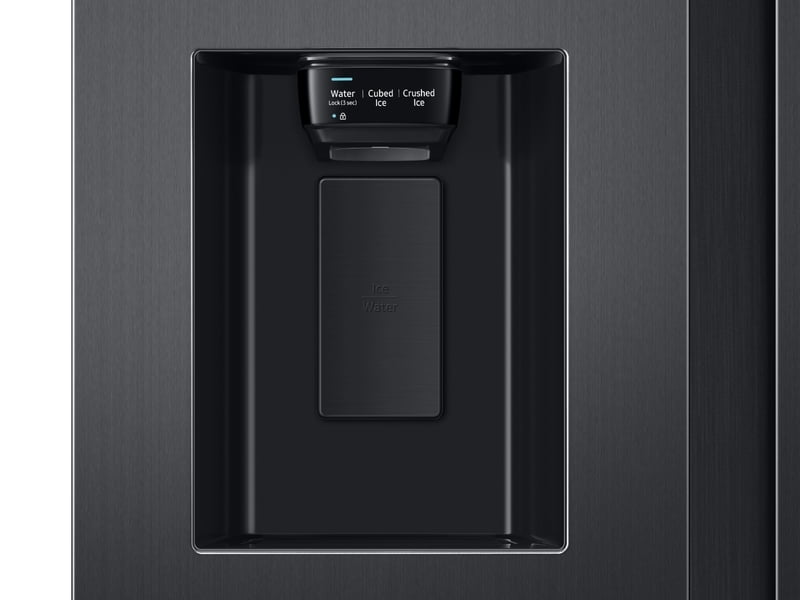 Samsung RS27T5200SG 27.4 Cu. Ft. Large Capacity Side-By-Side Refrigerator In Black Stainless Steel