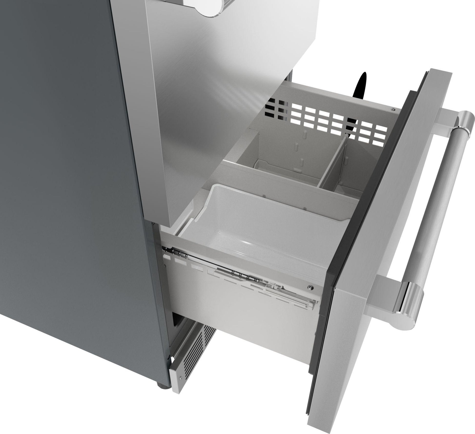 Thermador T24UC925DS Freedom® 24 Inch Uc Refrigerator Freezer - Pro 24'' Professional Stainless Steel T24Uc925Ds