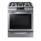 Samsung NX58H9950WS 5.8 Cu. Ft. Chef Collection Slide-In Gas Range With True Convection In Stainless Steel