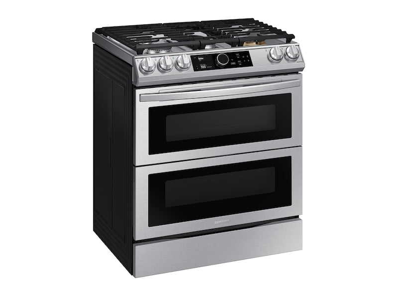 Samsung NX60T8751SS 6.0 Cu. Ft. Flex Duo™ Front Control Slide-In Gas Range With Smart Dial, Air Fry & Wi-Fi In Stainless Steel
