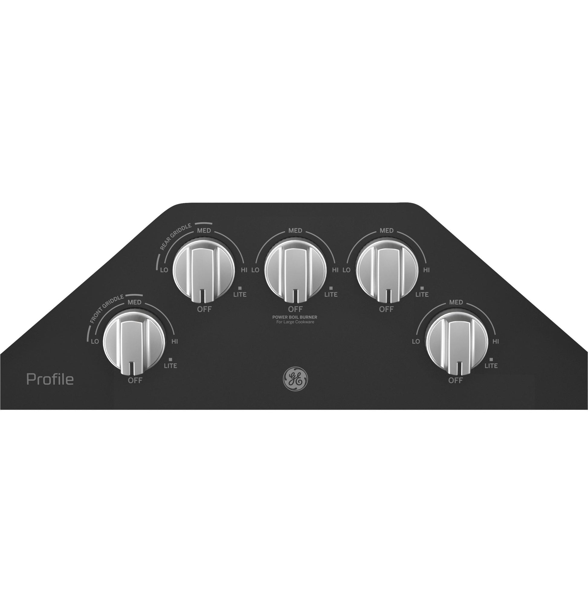 Ge Appliances PGP7030DLBB Ge Profile™ 30" Built-In Gas Cooktop With 5 Burners And Optional Extra-Large Cast Iron Griddle