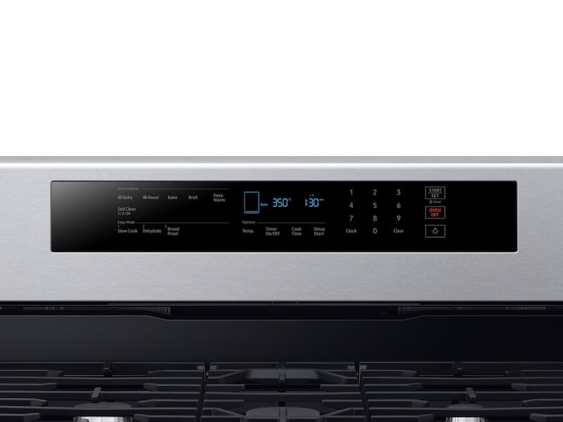 Samsung NX58R6631SS 5.8 Cu. Ft. Freestanding Gas Range With True Convection In Stainless Steel