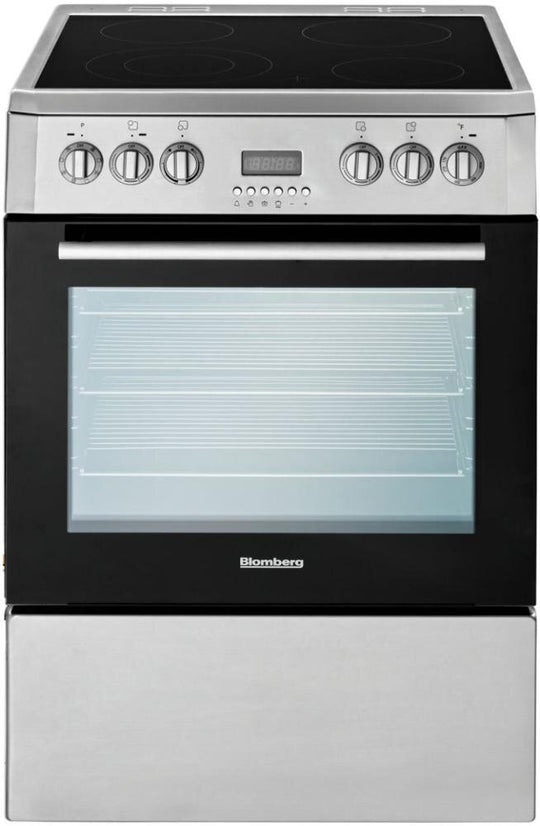 Blomberg Appliances BERU24102SS 24" Electric, Convection W/Fan And Circular Element, Smooth Top 4 Zone, Stainless