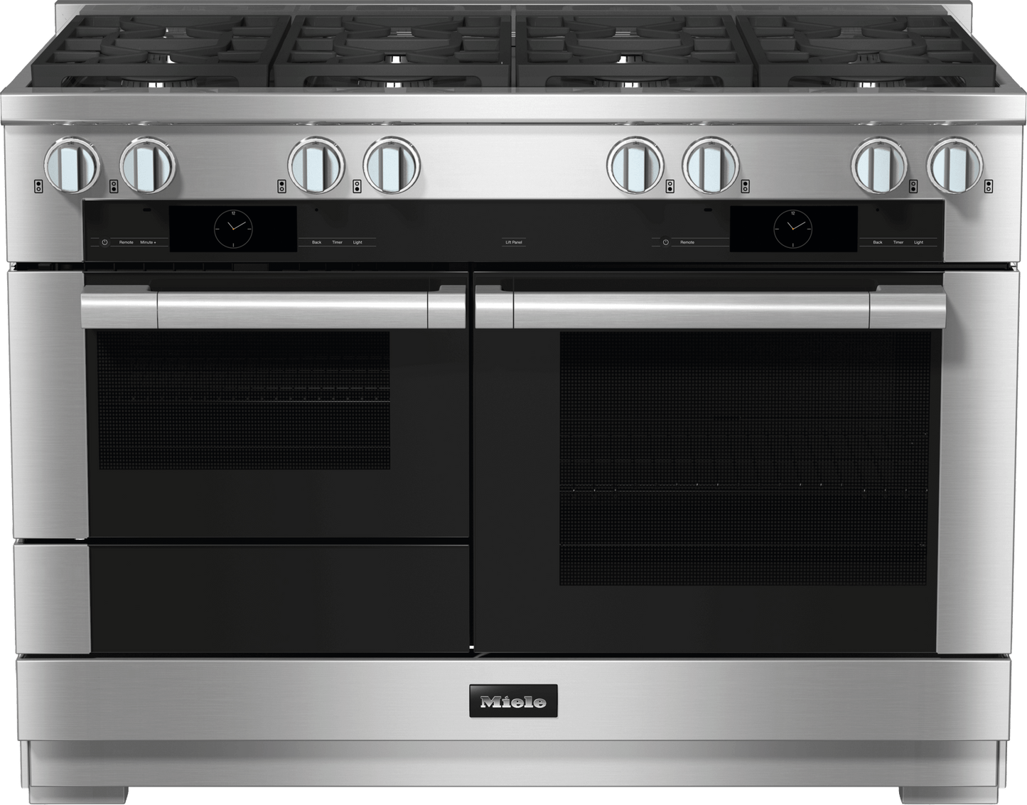Miele HR19543LPDFCLEANTOUCHSTEEL Hr 1954-3 Lp Df - 48 Inch Range - The Dual Fuel All-Rounder With M Touch For The Highest Demands.