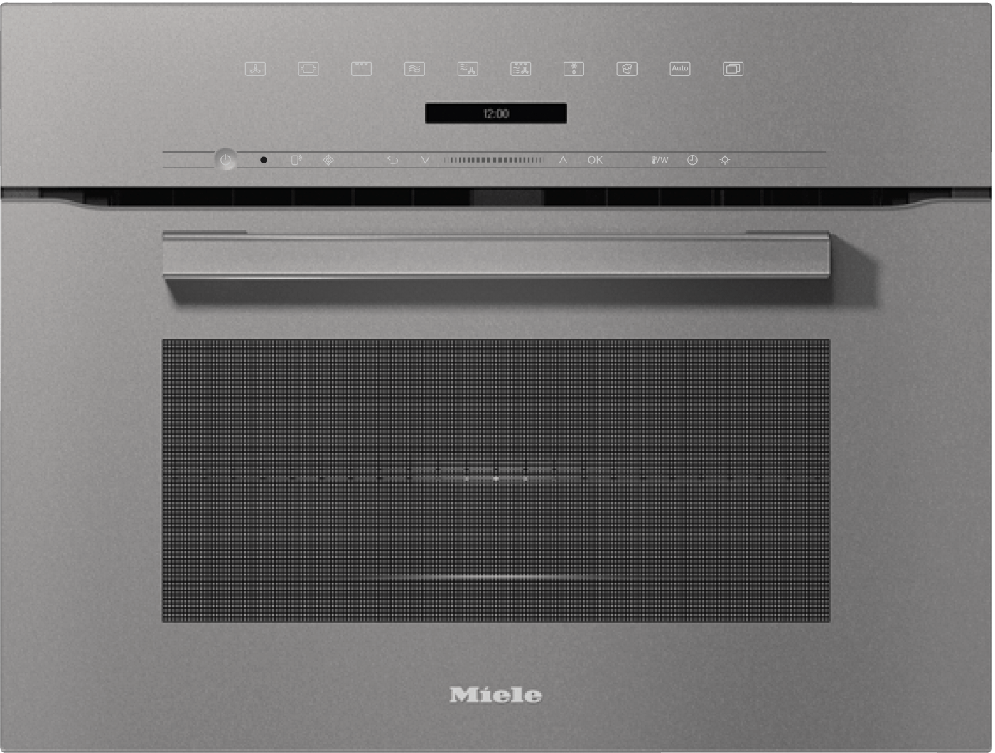 Miele H7240BMAMGRAPHITEGREY H 7240 Bm Am - 24" Compact Speed Oven In A Perfectly Combinable Design With Automatic Programs And Combi Modes.