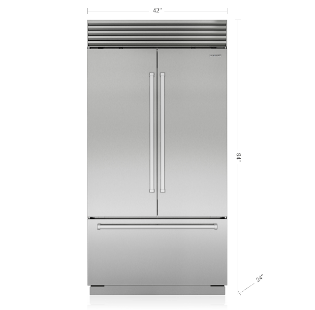 Sub-Zero CL4250UFDIDSP 42" Classic French Door Refrigerator/Freezer With Internal Dispenser
