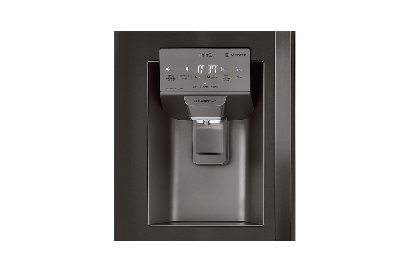 Lg LMXC22626D 22 Cu Ft. Smart Counter Depth Double Freezer Refrigerator