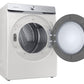 Samsung DVE50A8600E 7.5 Cu. Ft. Smart Dial Electric Dryer With Super Speed Dry In Ivory