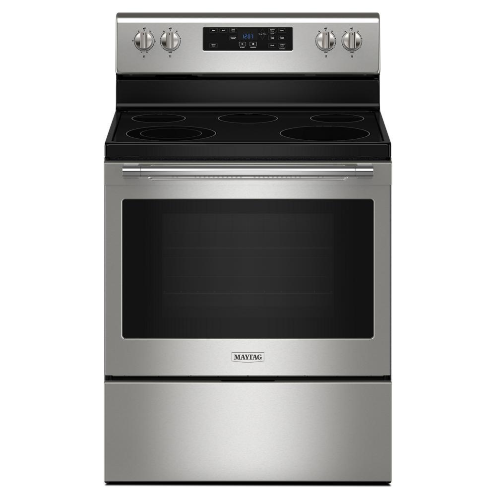 Maytag MER4800PZ 30-Inch Wide Electric Range With Steam Clean - 5.3 Cu. Ft.