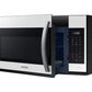 Samsung ME19CB704112 Bespoke Smart 1.9 Cu. Ft. Over-The-Range Microwave With Sensor Cook In White Glass