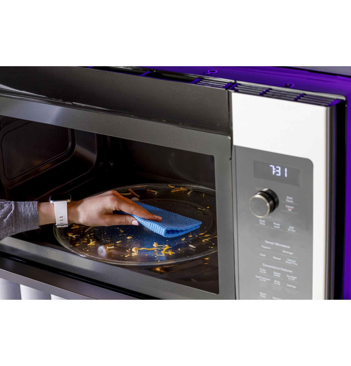 Ge Appliances PVM9225SRSS Ge Profile&#8482; 2.2 Cu. Ft. Over-The-Range Sensor Microwave Oven
