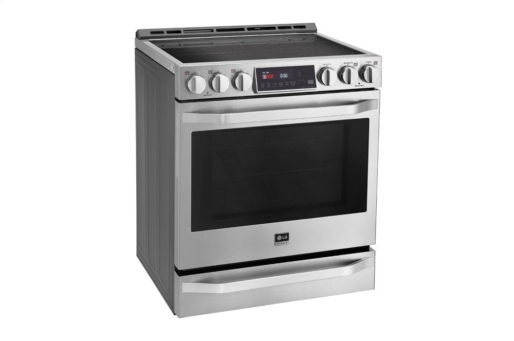 Lg LSIS3018SS Lg Studio 6.3 Cu. Ft. Induction Slide-In Range With Probake Convection® And Easyclean®