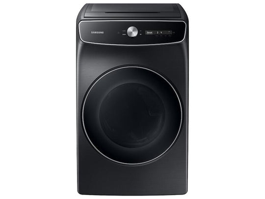 Samsung DVG60A9900V 7.5 Cu. Ft. Smart Dial Gas Dryer With Flexdry&#8482; And Super Speed Dry In Brushed Black