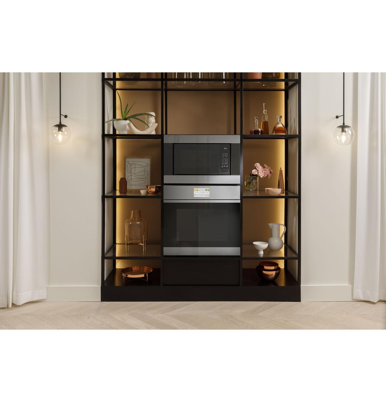 Cafe CTS90DM2NS5 Café™ Minimal Series 30" Smart Built-In Convection Single Wall Oven In Platinum Glass