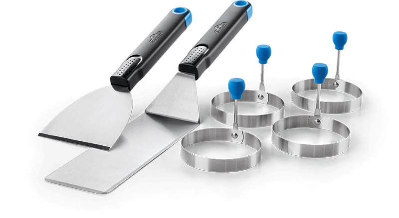 Napoleon Bbq 70055 Breakfast Toolset With 4 Egg Rings