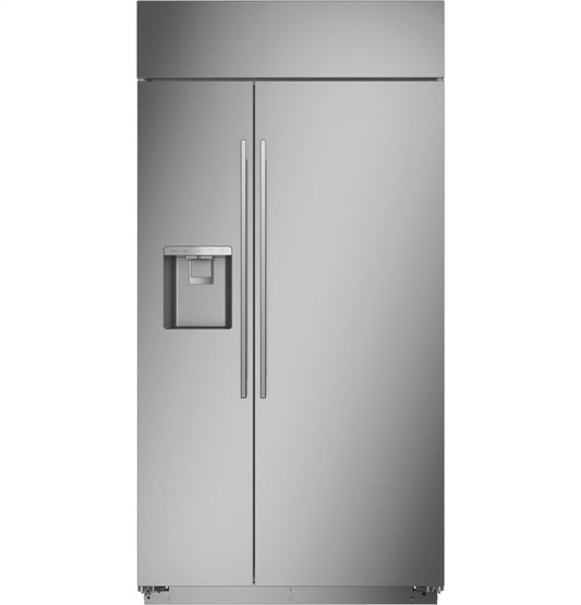 Monogram ZISS420DNSS Monogram 42" Smart Built-In Side-By-Side Refrigerator With Dispenser
