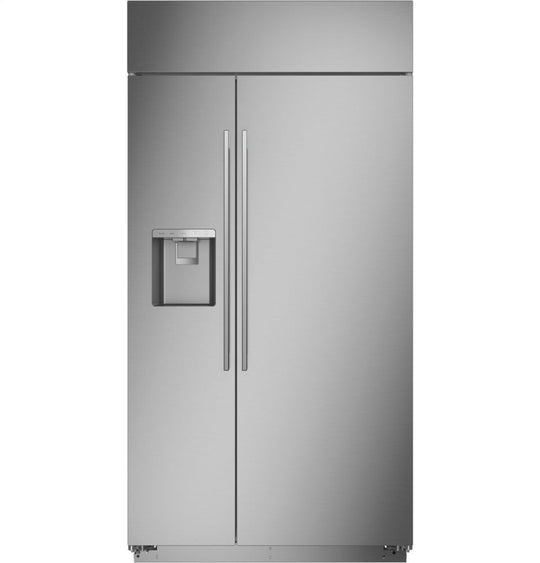 Monogram ZISS420DNSS Monogram 42" Smart Built-In Side-By-Side Refrigerator With Dispenser