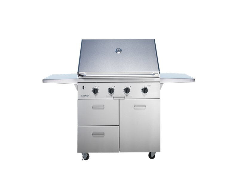 Dacor OBS36NG 36" Outdoor Grill With Infrared Sear Burner, Stainless Steel, Natural Gas