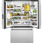 Monogram ZWE23PSNSS Monogram Energy Star® 23.1 Cu. Ft. Counter-Depth French-Door Refrigerator