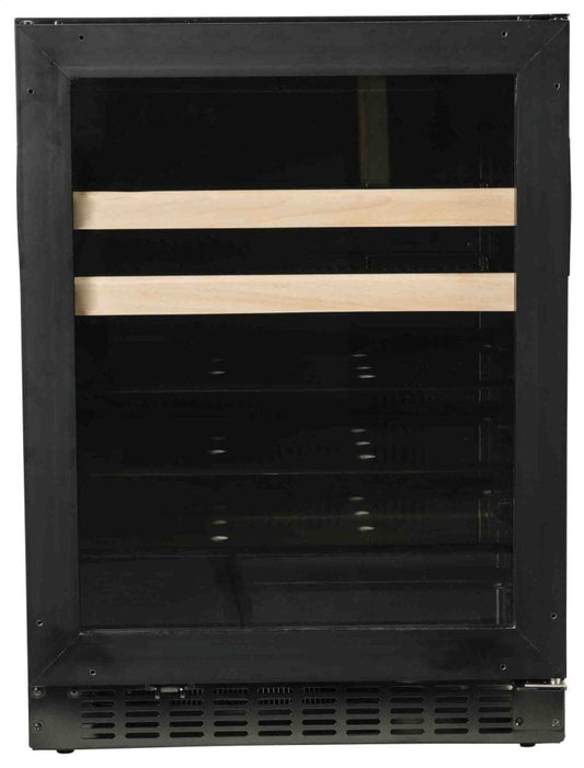 Azure Home Products A124BEVO Beverage Center - 24" Glass Door W/ Overlay