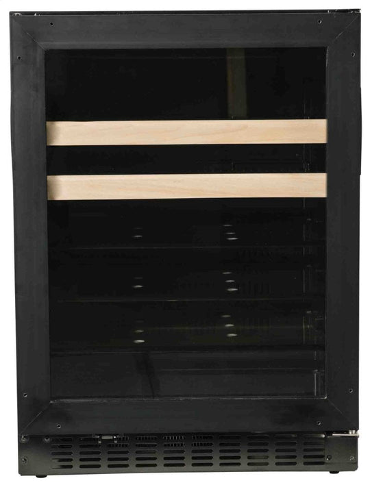 Azure Home Products A124BEVO Beverage Center - 24" Glass Door W/ Overlay