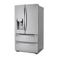 Lg LRMXC2206S 22 Cu Ft. Smart Counter Depth Double Freezer Refrigerator With Craft Ice™
