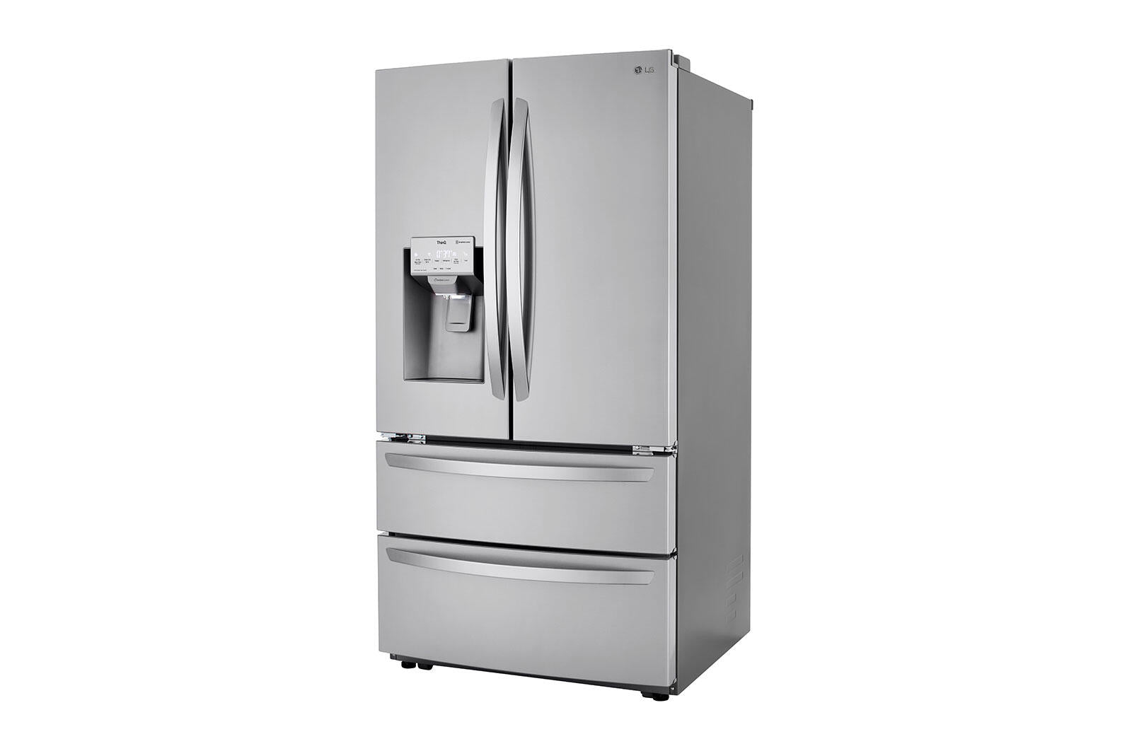 Lg LRMXC2206S 22 Cu Ft. Smart Counter Depth Double Freezer Refrigerator With Craft Ice™