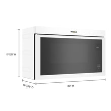 Whirlpool WMMF5930PW 1.1 Cu. Ft. Flush Mount Microwave With Turntable-Free Design