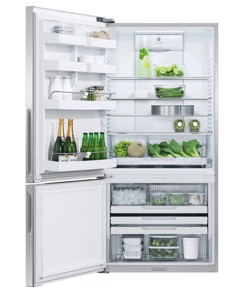 Fisher & Paykel RF170BLPUX6N Freestanding Refrigerator Freezer, 32", 17.5 Cu Ft, Ice & Water