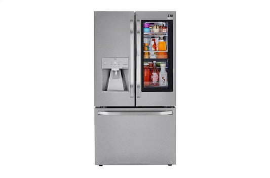 Lg SRFVC2406S Lg Studio 24 Cu. Ft. Smart Wi-Fi Enabled Instaview™ Door-In-Door® Counter-Depth Refrigerator With Craft Ice™ Maker