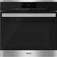 Miele DGC6760 Stainless Steel Steam Oven With Full-Fledged Oven Function And Xxl Cavity Combines Two Cooking Techniques - Steam And Convection.
