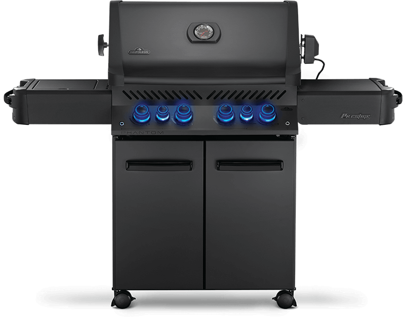 Napoleon Bbq P500RSIBPMK3PHM Phantom Prestige 500 Rsib With Infrared Side And Rear Burners , Matte/Matt Black , Propane