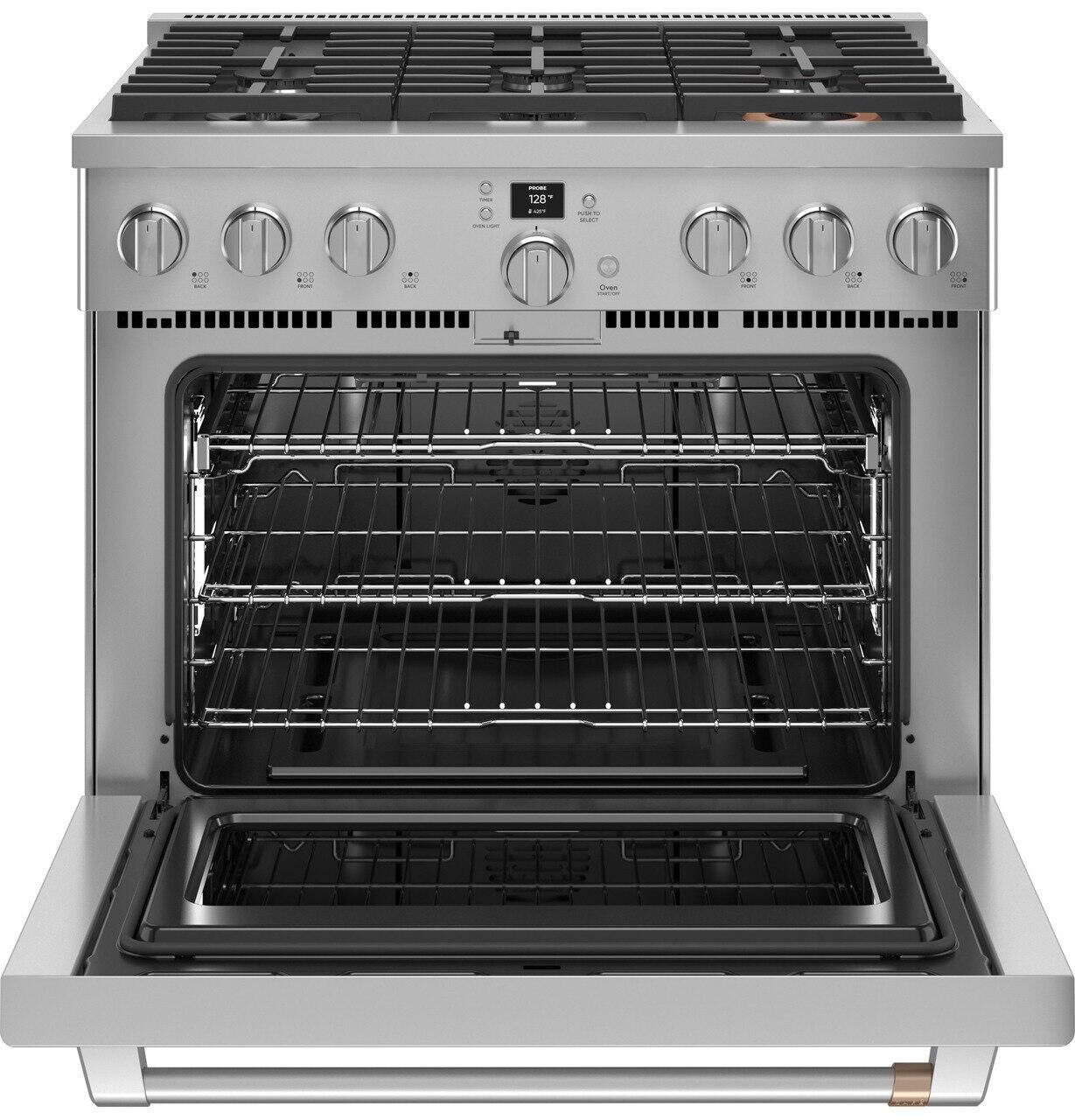 Cafe CGY366P2TS1 Café™ 36" Smart All-Gas Commercial-Style Range With 6 Burners (Natural Gas)