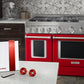 Kitchenaid W11368841RE Kitchenaid® Commercial-Style Range Handle Medallion Kit - Red