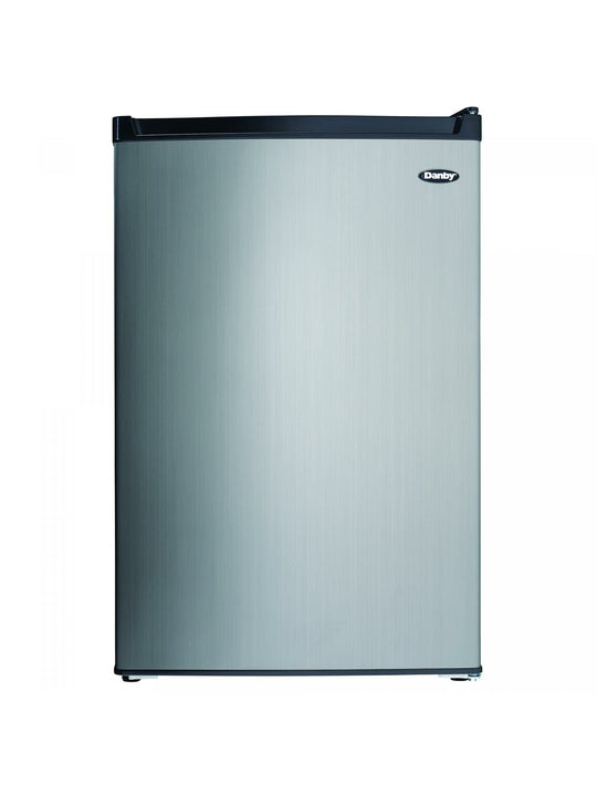 Danby DCR045B1BSLDB Danby 4.5 Cu. Ft. Compact Fridge With True Freezer In Stainless Steel