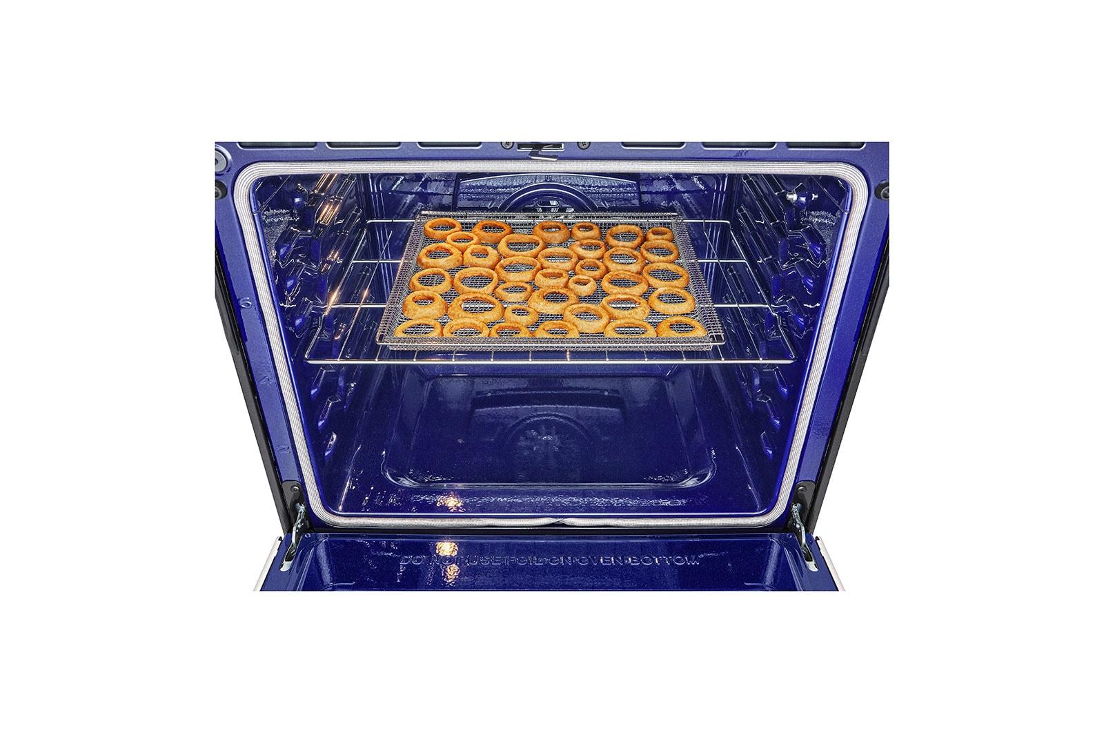 Lg LSIS6338F Lg Studio 6.3 Cu. Ft. Instaview® Induction Slide-In Range With Air Fry And Air Sous Vide