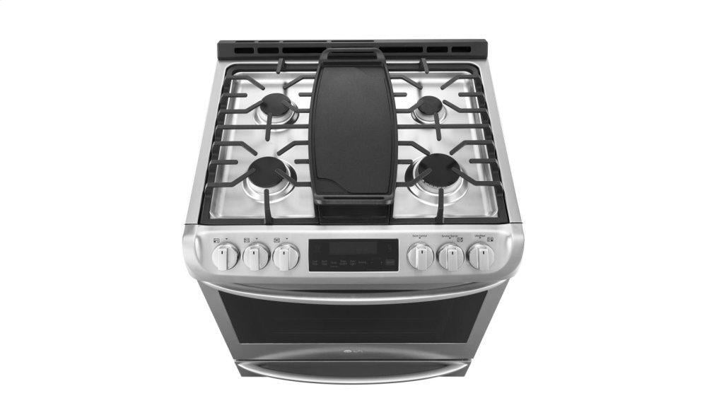 Lg LSG4513ST 6.3 Cu. Ft. Gas Single Oven Slide-In Range With Probake Convection® And Easyclean®
